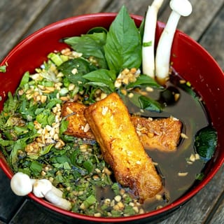 Tofu Veggie Noodle Bowl