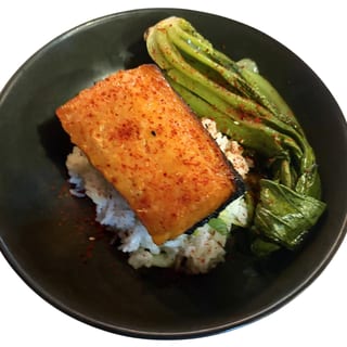 Miso-Glazed Salmon Bowl