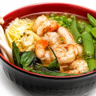 Green Goodness Noodle Soup